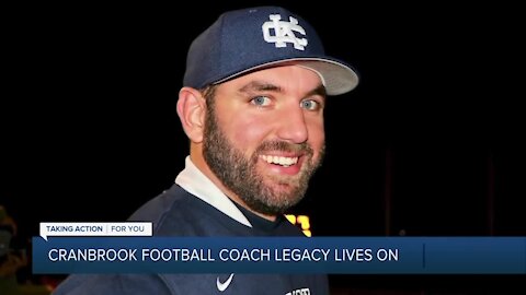 Cranbrook football coach's legacy lives on