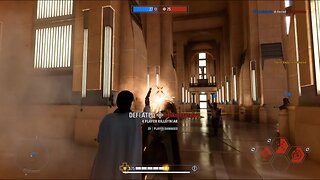 Lando 12,480 Score & 16 Eliminations - Heroes vs Villains - Naboo - STAR WARS Battlefront II