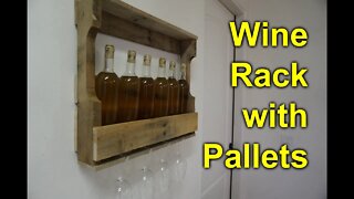 Pallet Wine Rack - Easy, Simple DIY Project