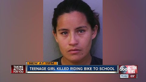 Deputies: Woman arrested after 13-year-old student fatally hit while biking to school