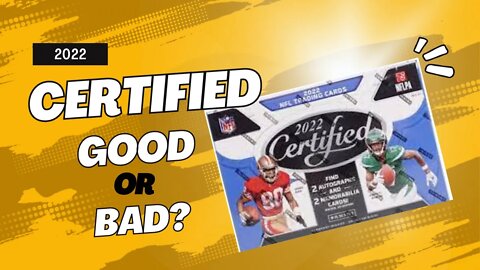 Football Sunday RIP! 2022 Certified Football Box. Is it worth the $200??