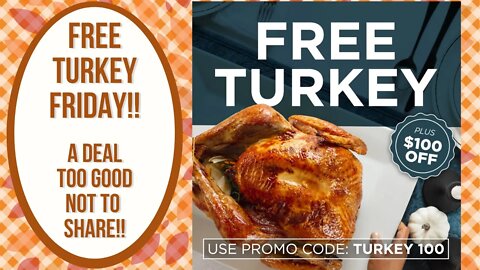FREE TURKEY + $100!! 1 DAY ONLY FROM BUTCHER BOX!!