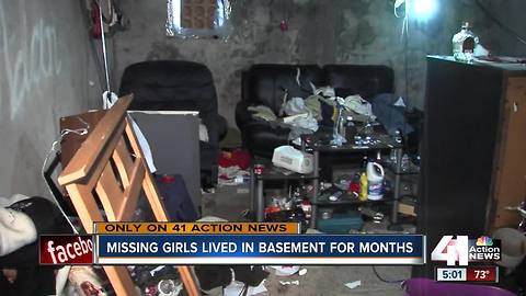 Woman says missing girls lived in basement for months