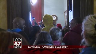 Capitol Day - "Lame duck, shame duck"