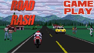 🏍⛓🚔 Road Rash - Sega Genesis Gameplay 🚔⛓🏍 😎Benjamillion