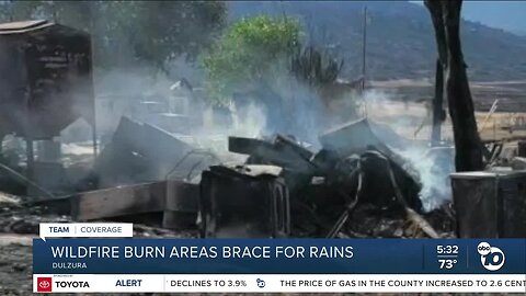 Wildfire victims in Dulzura brace for rains