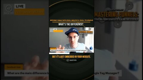 What's the difference between Google Analytics & Google Tag Manager? #shorts