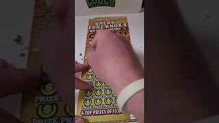 Fort Knox Scratch Off Tickets! #lotterytickets