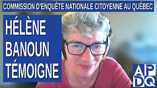 CeNC - Commission d’enquête nationale citoyenne - scientifique Hélène Banoun témoigne censuré