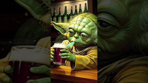 Yoda Drinking Beer #funny #viral #shorts