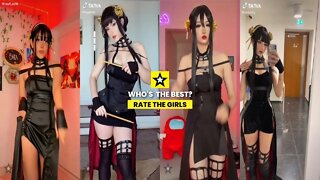 Rate the Girls: Best Yor Forger Spy X Family TikTok Cosplay Contest #3 (Anime) 🕵️‍♀️😎