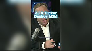 Alex Jones & Tucker Carlson Are Destroying The Mockingbird Media - 2/28/14