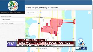 Power outage reported in Lake Worth