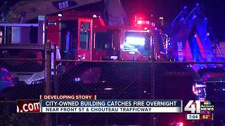 KCFD responds to fire at city-owned building, says police evidence room burned