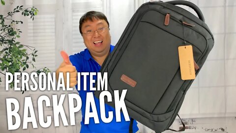 This 17" Laptop Backpack Meets Most Airlines Personal Item Size Requirements