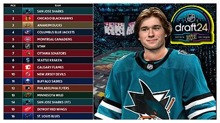 2024 NHL Draft LIVE Reaction with a Sharks Fan! (& Cortana 🐶)