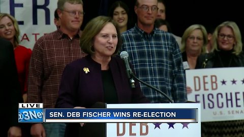 Deb Fischer gives victory speech