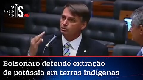 Em 2016, Bolsonaro já alertava para dependência do potássio da Rússia