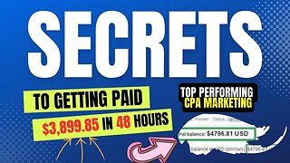 Secrets To Getting PAID $3899.85 IN 48 HOURS To Complete Tasks Quickly And Efficiently