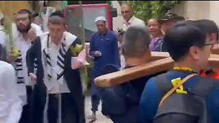 Religious supremacists spitting in Jerusalem