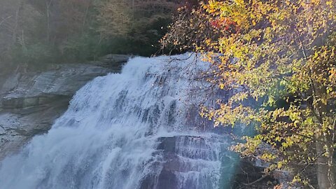 Rainbow Falls in Lake Toxaway NC