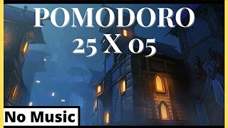 🍅Timer Pomodoro 25x05 | Timer to Study | No Music.🍅