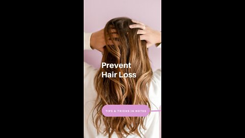 Prevent Hairloss For Women!