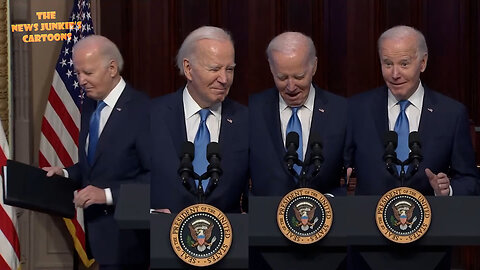 Biden Clown Show meeting: "I'm just gonna ask the press to step out."
