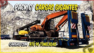 PACK DE CARGAS GIGANTES DE ATÉ 90 TONELADAS PARA EURO TRUCK SIMULATOR 2 1.46