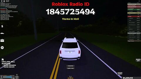 Moll Roblox Radio Codes/IDs