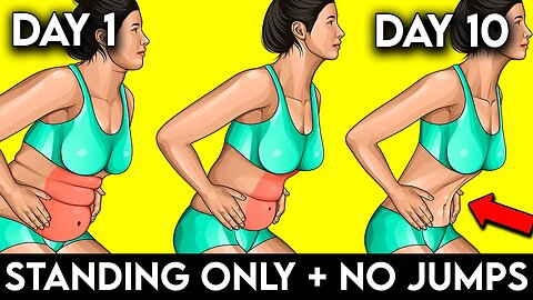 8 Easy Standing Exercises To Lose Weight & Flatten Belly