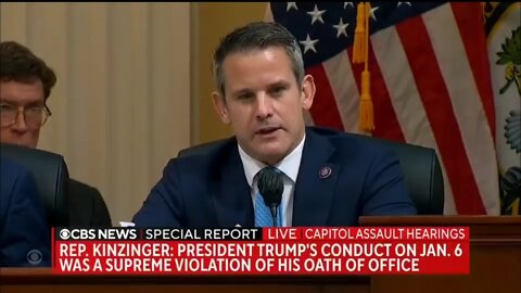 Adam Kinzinger: Americans MUST Agree Trump's J6 Conduct Was Dereliction of Duty