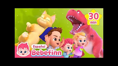 Cantemos y Bailemos con los Animales🐱 | Mueve el Cuerpo🎶 | Bebefinn Canciones Infantiles