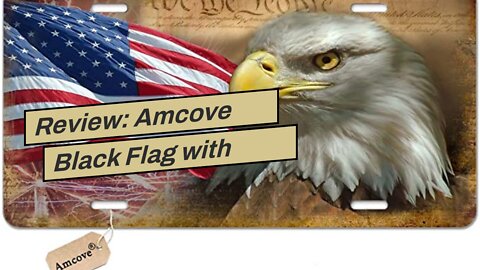 Review: Amcove Black Flag with Police Blue Line Mouse Pad,Back The Blue,American Flag,Black and...