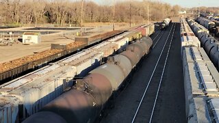 2021 Willmar Yard from the pedestrian bridge