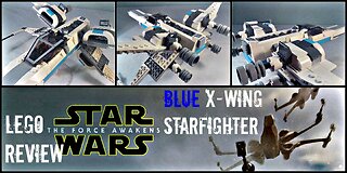 LEGO Star Wars The Force Awakens - Resistance X-Wing Starfighter MOC - Review (2015)