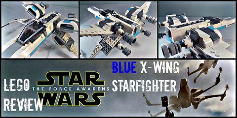 LEGO Star Wars The Force Awakens - Resistance X-Wing Starfighter MOC - Review (2015)