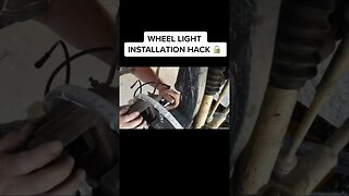 WHEEL LIGHTS INSTALL HACK! 🔒 #shorts