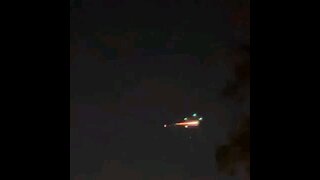 interesting UFO with glowing green lights!!!!