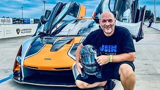 McLaren Senna Track Lap Record Palm Beach International Raceway with Dirk Ulrich. Congrats!