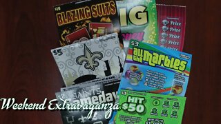 Weekend Extravaganza | Winner 💵 ! Winner💵! 🍗 Dinner! | Buy-U $cratchers | Louisiana Lottery