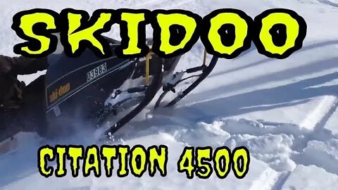 1980 Skidoo Citation 4500 #skidoo #snowmobile