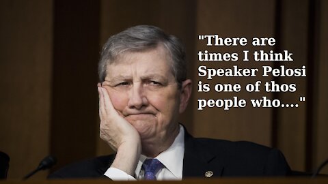 Senator John Kennedy "I Think Speaker Pelosi Is One Of Those People Who..."