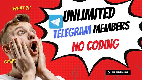 How To Get Unlimited Telegram Members Into Your Group NO Coding: [New Method 2023]