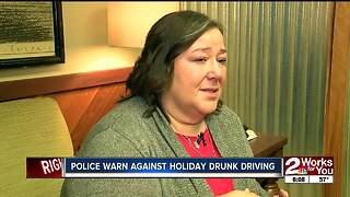 MOM WARNS AGAINST DRUNK DRIVING
