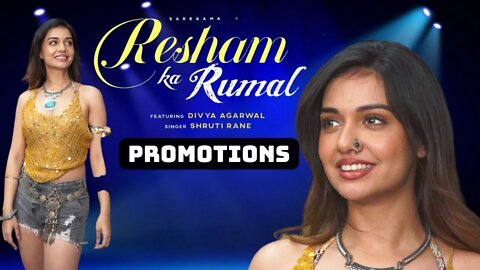 Divya Agarwal | Resham Ka Rumal | Shruti Rane | Music Video Promotion | Latest Hindi Song 2022