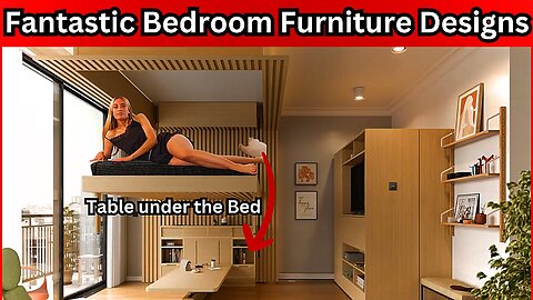 10 Fantastic Bedroom Furniture Designs and Space Saving Furniture Ideas Ep:10