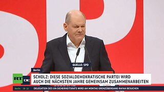 Scholz auf SPD-Parteitag von Erfolg überzeugt: "Es wird so bleiben"