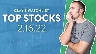 Top 10 Stocks For February 16, 2022 ( $SPCE, $KAVL, $AMC, $AMD, $SOFI, and more! )
