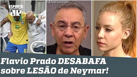 A lesão de Neymar foi uma FARSA? Flavio Prado DESABAFA: "IDIOTAS!"